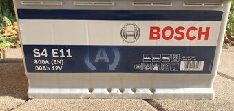 AGM, EFB akumulator autobateria BOSCH S4 E11, 80Ah, 12V - 6