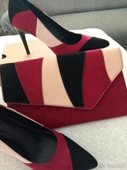 Kabát veľ.36 a taška-kabelka-lodičky - 6