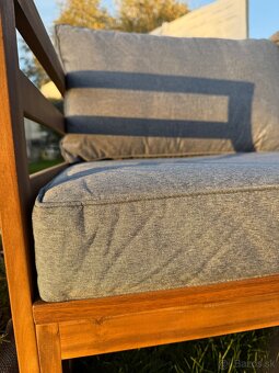 Variabilná drevená sedačka Evissa - 6