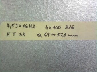 Predam elektrony 4x100 R16 znacky Alesio - 6
