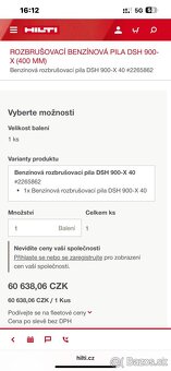 Hilti DSH 900-X rozbrušovací pila 400mm - 6