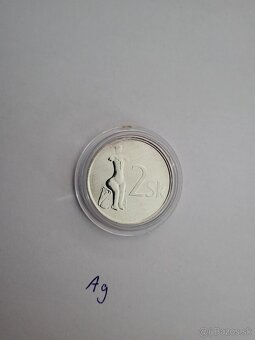 RARITNÉ MINCE ZLATÁ 1 SK 2002 + STRIEBORNÁ 2 SK 2002 - 6