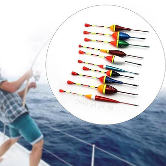 RYBOLOV - sada 10ks plavákov - 6