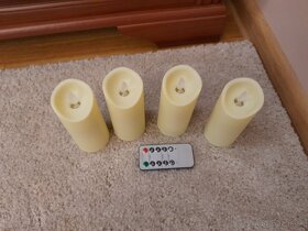 Adventné led sviečky 4ks - 6