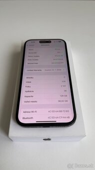 iPhone 16 Black 128 GB , záruka 1/2027 , Apple Watch ultra - 6