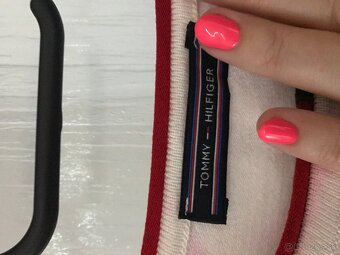 TOMMY HILFIGER originál limitka dámsky tenký sveter L - 6