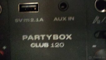 JBL PatyBox Club 120, ako nový, ešte 1,5r záruka - 6