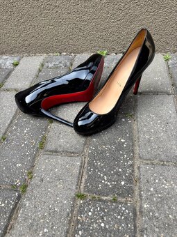 Krásne čierne lodičky Christian Louboutin - 6