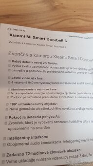 Inteligentný videozvonček Xiaomi Smart Doorbell - 6