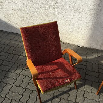 Kreslo Tatra Nabytok Frantisek Jirak 1960 2ks na renovaciu - 6
