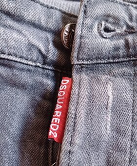 Dsquared2 šedé slim fit - 6