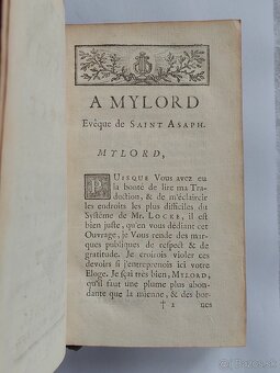Kniha z roku 1746 John Locke angl. filozof - 6