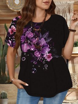 Elegantné dámske trička 3XL NOVE - 6