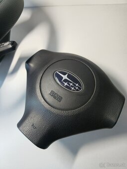Kožený volant momo subaru - 6