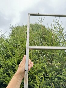 Nerezové stena / postavce 2,40 X 3,60 m - 6