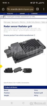 Volvo senzor pre adaptivny tempomat - 6