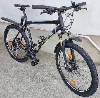 Horský odprúžený bicykel GXH hydraulické brzdy - 6