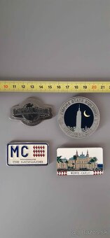 Magnetky zberateľské, kovové - 6