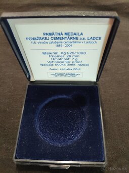 Limitovaná Ag 925/1000 pamätná medaila - 6