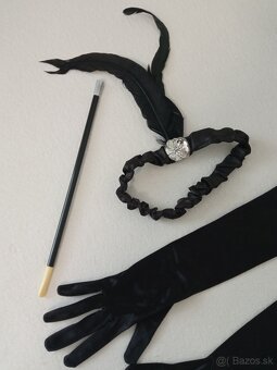 Rukavice, čelenka, držiak na cigaretu GREAT GATSBY - 6