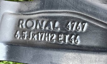 ALU disky skoda VW,AUDI Seat 205 55 R17 zimné 5x112 - 6