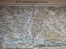 Stara mapa  originál z I. ČSR  - Rimavská Sobota , Miskolc - 6