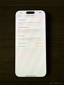 Apple iPhone 16 Pro Max, 256GB, Titanium Black, záruka 2027 - 6