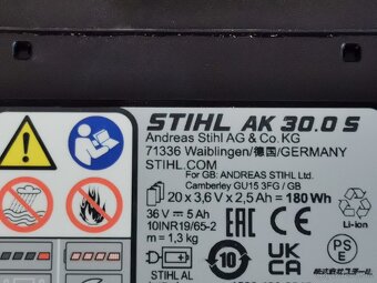 Stihl baterie ak 30 s rok 2025 - 6