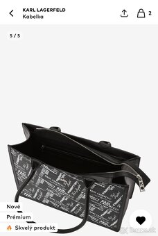 Kabelka originál Karl Lagerfeld s visačkou - 6