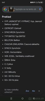 Osciloskop Bellton SM702 - 6