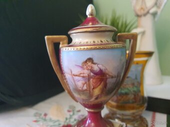 Starožitná porcelánová amfora Alt Wien - 6