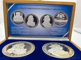 Investičné striebro 350. VÝROCIE KORUNOVÁCIE LEOPOLDA I. - 6