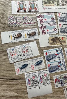 Známky ČSSR aršíky bloky páry c.12 - 6