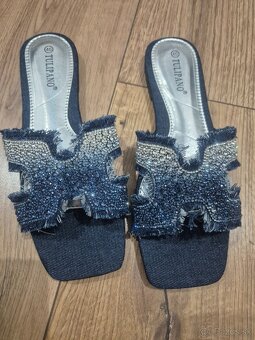 Nove Hermes style sandalky na leto 36,38,40 - 6