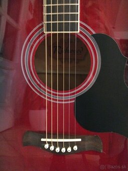 Akustická gitara bordová - 6