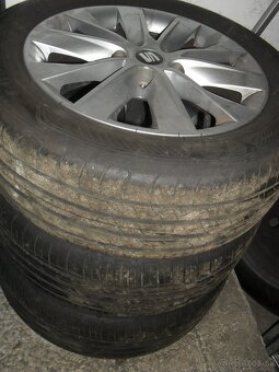Pneu 205/55R16 letné  + disk 5x112, ET46 VW Group - 6