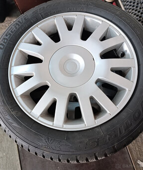 Predám zimné pneu 205/55 R16 + elektróny 5x112 R16 Škoda,VW. - 6