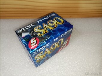 TDK SA90 - 5-kusové balenie MC kazety - 6