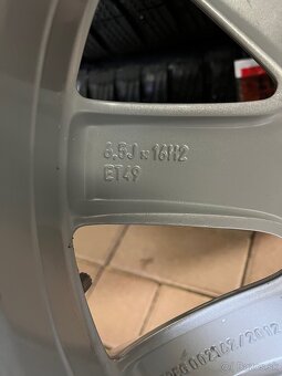 205/55R16 komplet zimné 2 kolesa Mb A/BDunlop - 6