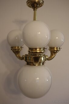 Starožitný mosadzný luster. - 6