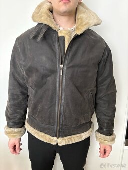 Kožená bunda Pilot / B3 Shearling style - 6