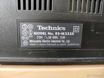tape deck Technics RS-M233X - 6