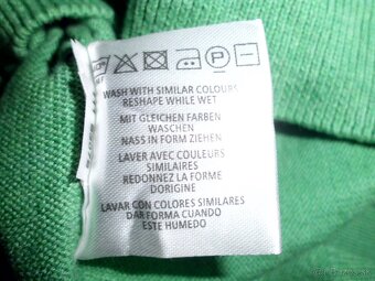 Gant pánsky sveter zelený melír XL - 6