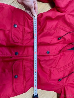 Červená zimná bunda dámska - 6