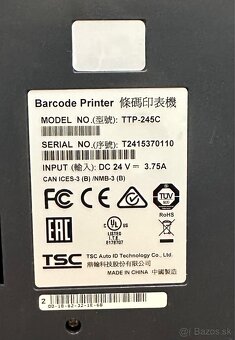 Tlačiareň štítkov TSC TTP-245C - 6