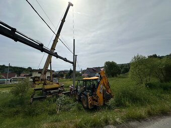 Minibager bager traktorbager zemné prace - 6