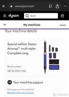 RÝCHLY PREDAJ Dyson Airwrap Complete Long Vinca Blue - 6