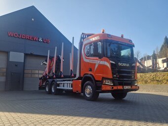 Lesovoz LESOVÚZ Scania V8 R580 do drewna drzewa lasu - 6