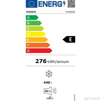 NOVÁ Truhlicová Mraznička 440L Gorenje FH43EAW - 6