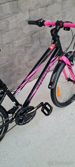 Bicykel Specialized 24"  dievcensky ruzovocierny - 6